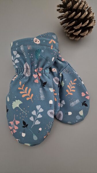 Softshell ziemas cimdi - Meža dzīvnieciņi