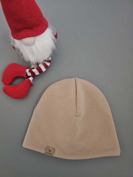 Siltās cepures ar velūra efektu - Latte - gaiši brūns