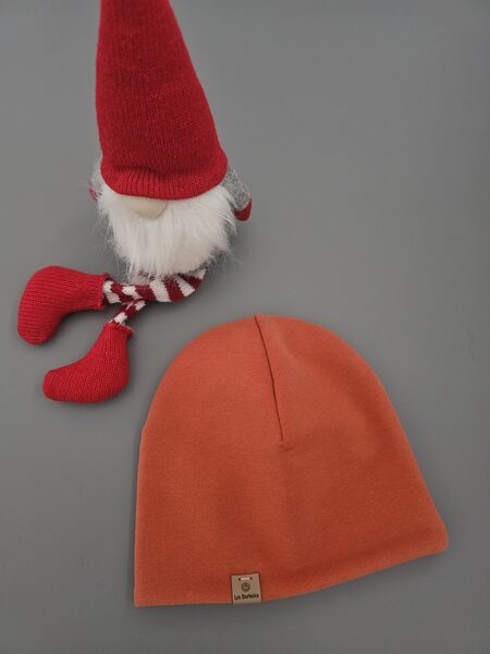 Siltās cepures ar velūra efektu - Terracotta