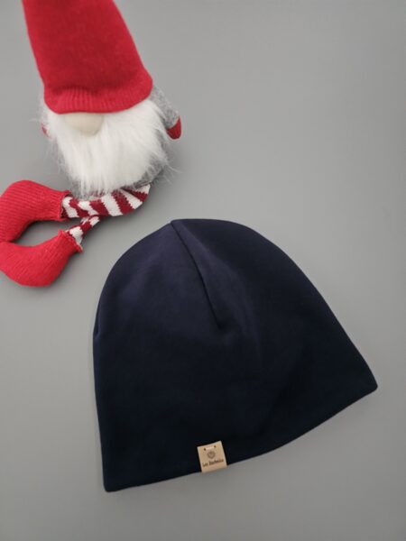 Siltās cepures ar velūra efektu - Tumši zilas