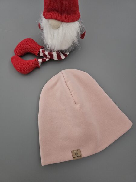 Siltās cepures ar velūra efektu - Maigi rozā