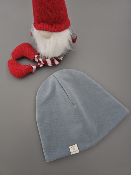 Siltās cepures ar velūra efektu - Vecs zils