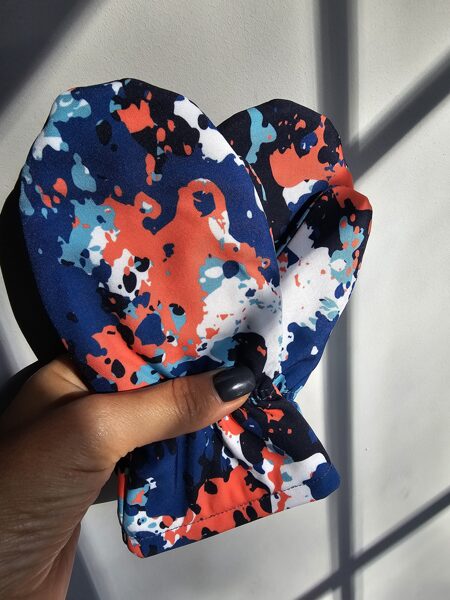 Softshell ziemas cimdi - raibā kamuflāža 2