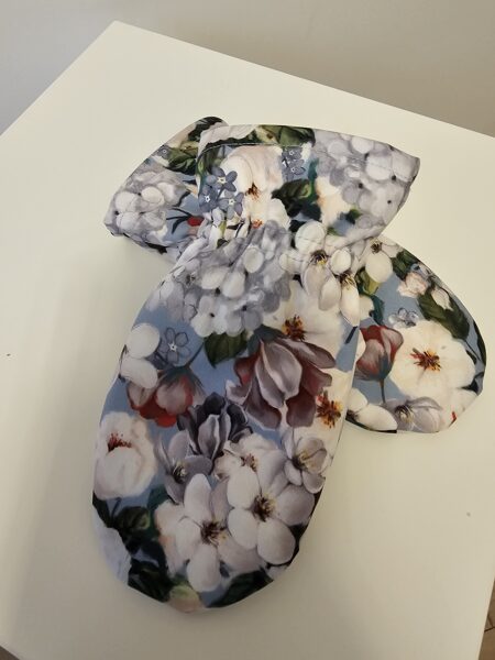 Softshell ziemas cimdi - ābeļziedi