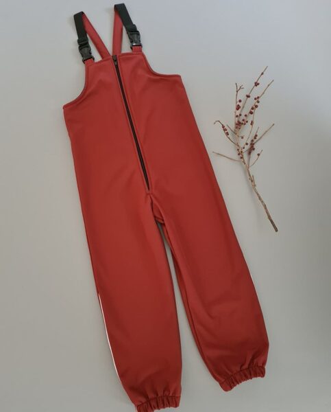 Softshell pavasara/rudens lenču bikses - Ķieģeļsarkanas