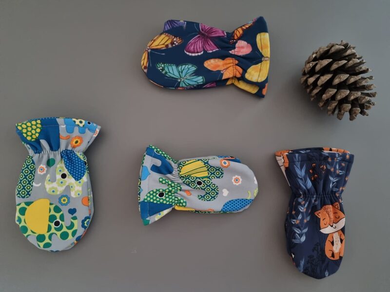 Pavasara- rudens cimdi - krāsaini 2-3gadi